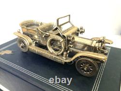 Set of 12 Franklin Mint Highly Detailed Sterling Silver Cars Models, 2,093 grams