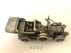 Set of 12 Franklin Mint Highly Detailed Sterling Silver Cars Models, 2,093 grams