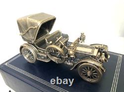 Set of 12 Franklin Mint Highly Detailed Sterling Silver Cars Models, 2,093 grams