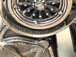 Set of 12 Franklin Mint Highly Detailed Sterling Silver Cars Models, 2,093 grams