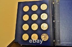 Set of 36 Franklin Mint 925 Sterling Silver Treasury Of Presidential Medals