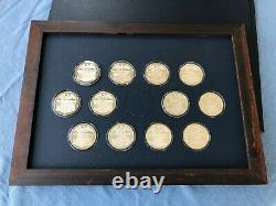 Set of 37 Presidential Silver Medals White House Historical Association with COA