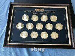 Set of 37 Presidential Silver Medals White House Historical Association with COA