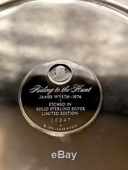 Silber Teller 925 Mit Motiv 780g Franklin Mint Original Solid Sterling Silver. 09