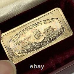 Silver 1971 Augusta Georgia Railroad Bank & Trust Franklin Mint Art Bar-65.43g