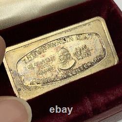 Silver 1971 Augusta Georgia Railroad Bank & Trust Franklin Mint Art Bar-65.43g