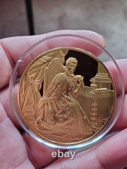 Silver 2 OZ Medal Franklin Mint 100 Greatest Masterpieces Don Carlo O Don Fatale