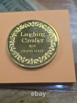 Silver 2 OZ Medal Franklin Mint 100 Greatest Masterpieces LAUGHING CAVALIER