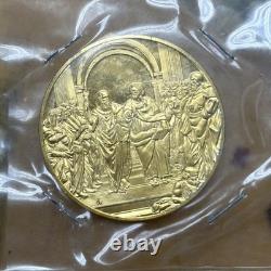 Silver 2 OZ Medal Franklin Mint 100 Greatest Masterpieces The School of Athens