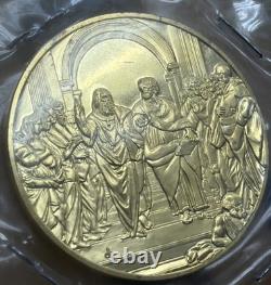 Silver 2 OZ Medal Franklin Mint 100 Greatest Masterpieces The School of Athens