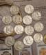 Silver 8 Coins Random Dates & Mint Marks Franklin Half Dollar's Tp-6921