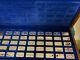 Silver Bars (50, 1000 Grain, Sterling). Franklin Mint, Bank Marked Ingots, 1972