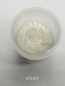 Silver Ben Franklin Half Dollar 1/2 Roll 10 Coins 90% 1948-1963 $5 Face Value