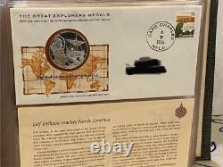 Silver Proof Coins The Great Explorers Medals Volume 1 25 Issues