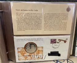 Silver Proof Coins The Great Explorers Medals Volume 1 25 Issues