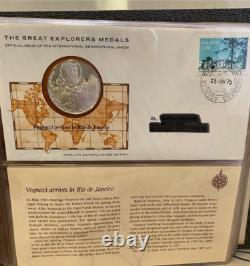 Silver Proof Coins The Great Explorers Medals Volume 1 25 Issues