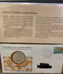Silver Proof Coins The Great Explorers Medals Volume 1 25 Issues
