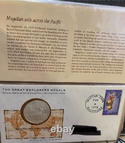 Silver Proof Coins The Great Explorers Medals Volume 1 25 Issues