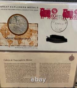 Silver Proof Coins The Great Explorers Medals Volume 1 25 Issues