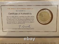 Silver Proof Coins The Great Explorers Medals Volume 1 25 Issues