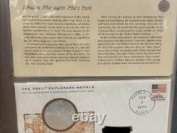 Silver Proof Coins The Great Explorers Medals Volume 2 25 Issues