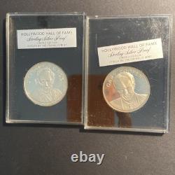 Silver coins Franklin Mint. 1971 Hollywood Stars(2)