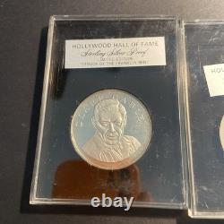 Silver coins Franklin Mint. 1971 Hollywood Stars(2)