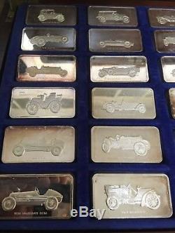 Solid Silver Bars (. 925) Car Ingot Collection 36 Bars 2400 Grams