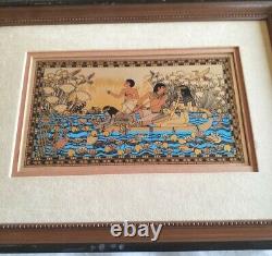 Song of the golden Nile by Kinuko. 24k Egyptian Art By Franklin Mint WithCOA