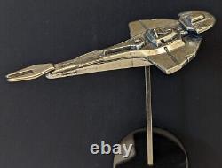 Star Trek Franklin Mint Sterling Silver Starship Galor Class Cardassian Warship