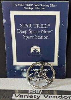 Star Trek Franklin Mint Sterling Solid Silver DS9 Deep Space Nine Space Station