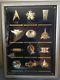 Star Trek Insignia. 925 Sterling Silver Series With Display Franklin Mint 1992