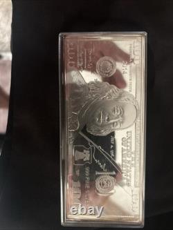 State Silver $100 bill. 999 Fine Silver The Federated Mint Ben Franklin one oz