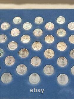 States Of The Union Sterling Silver Mini Coin Set 1969 First Edition 50 Coins