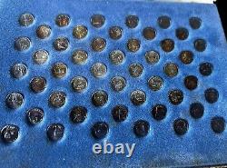 States Of The Union Sterling Silver Mini Coin Set 1969 First Edition 50 Coins