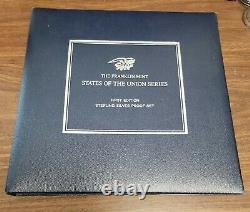 States of the Union Series Comm. 50 Sterling Silver Medal Set Limited Edition