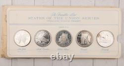 States of the Union Series Group 3 Sterling Silver Proofs Franklin Mint 633b