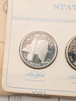 States of the Union Series Group 3 Sterling Silver Proofs Franklin Mint 633b