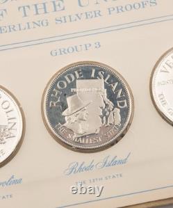 States of the Union Series Group 3 Sterling Silver Proofs Franklin Mint 633b