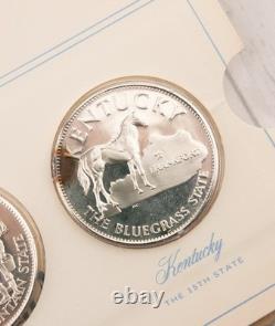 States of the Union Series Group 3 Sterling Silver Proofs Franklin Mint 633b