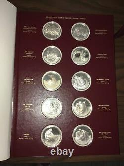 SterlingSilver Medals/Coins The Genius Of Michelangelo Franklin Mint CompleteSet