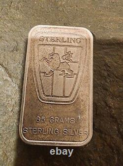 Sterling 85 Grams Sterling Silver Rare Bar/ingot