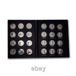 Sterling Silver 36-Piece Treasury of Presidential Medals Set SKU#214451