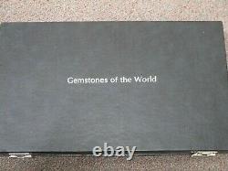 Sterling Silver 63 Franklin Mint Gemstones Of The World Box Set RARE WithCOA