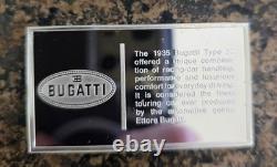 Sterling Silver Bar Franklin Mint 1000grains (2.34oz) Bugatti Car 1935
