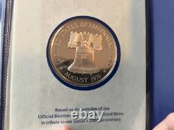 Sterling Silver Bicentennial Visit Medal U. Kekkonen of Finland Franklin Mint 76