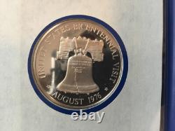 Sterling Silver Bicentennial Visit Medal U. Kekkonen of Finland Franklin Mint 76