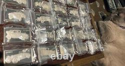 Sterling Silver Centennial Car Ingot Collection Set Minted By The Franklin Mint