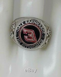 Sterling Silver Dale Earnhardt The Intimidator Ring #3 Size 10