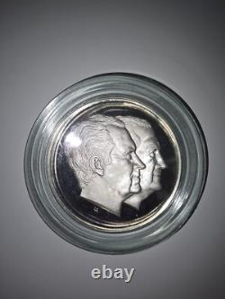 Sterling Silver FRANKLIN MINT 1973 Presidential Inaugural Medal 6.35ozt